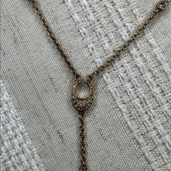 Coach Pave Signature C Y Necklace Style No. 54493 - Picture 7 of 10